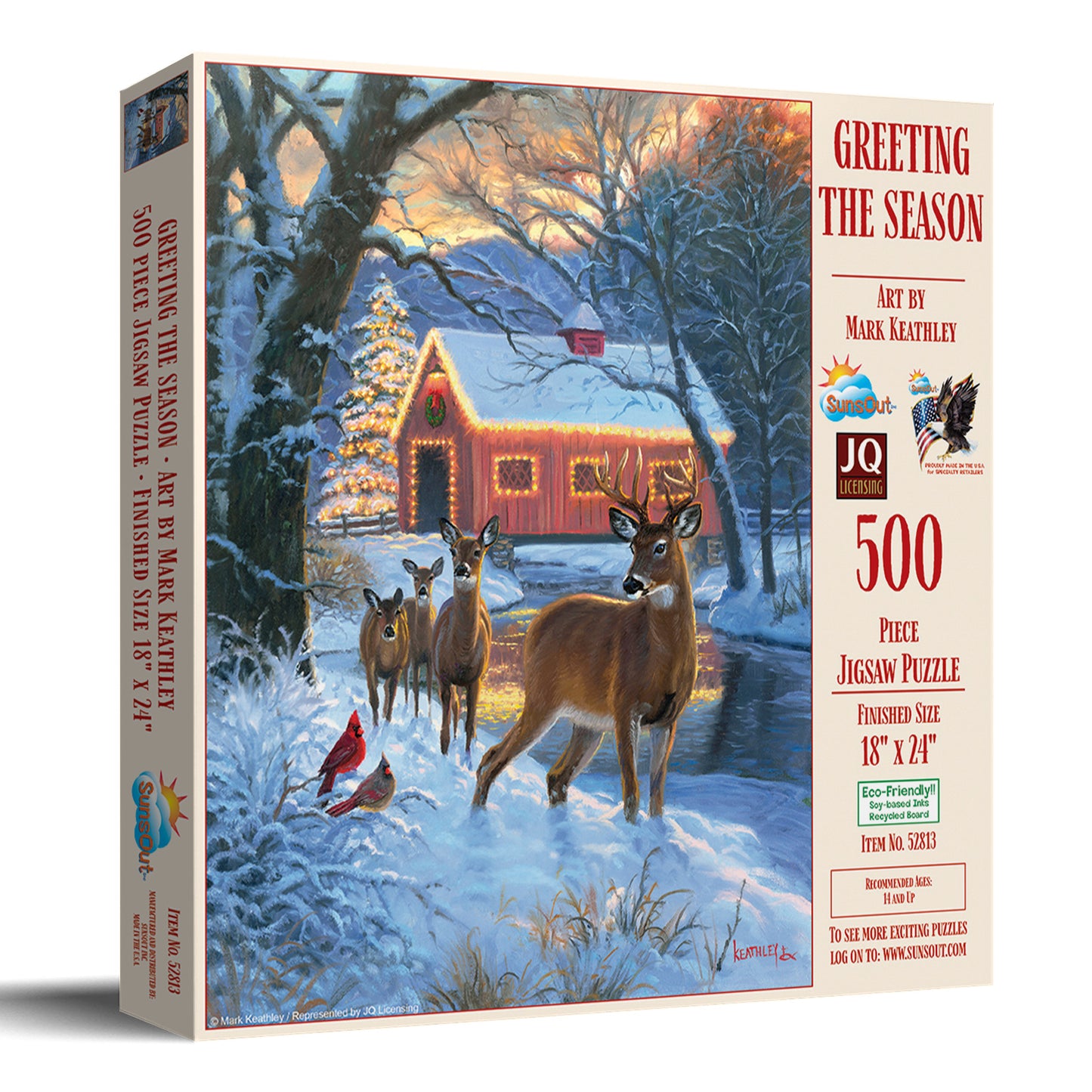 Greeting the Season 500 pc  Jigsaw Puzzle 52813