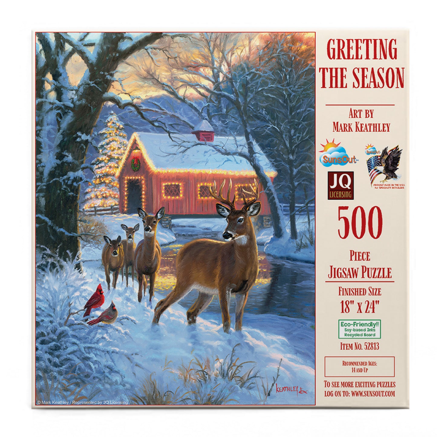 Greeting the Season 500 pc  Jigsaw Puzzle 52813