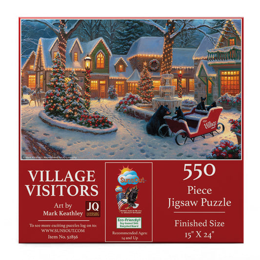 Village Visitors 550 pc  Jigsaw Puzzle 52856