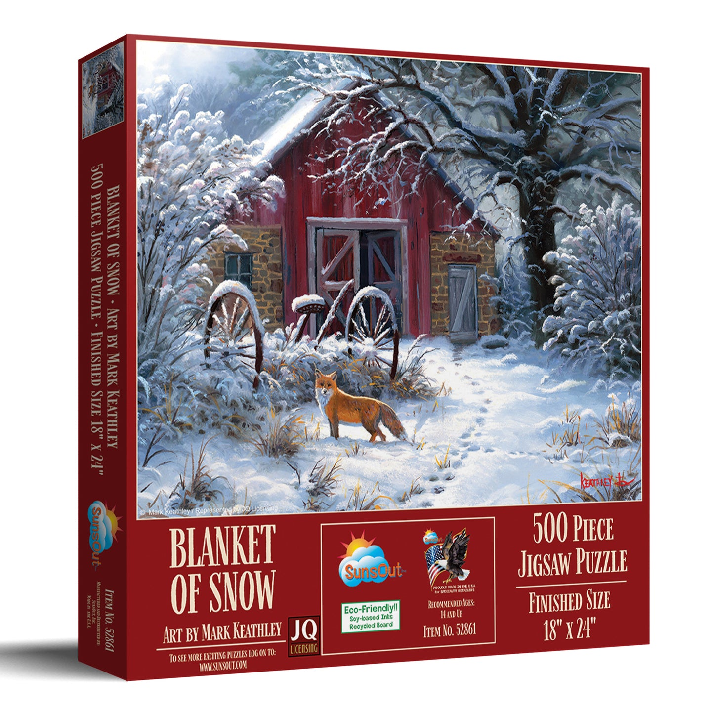Blanket of Snow 500 pc  Jigsaw Puzzle 52861