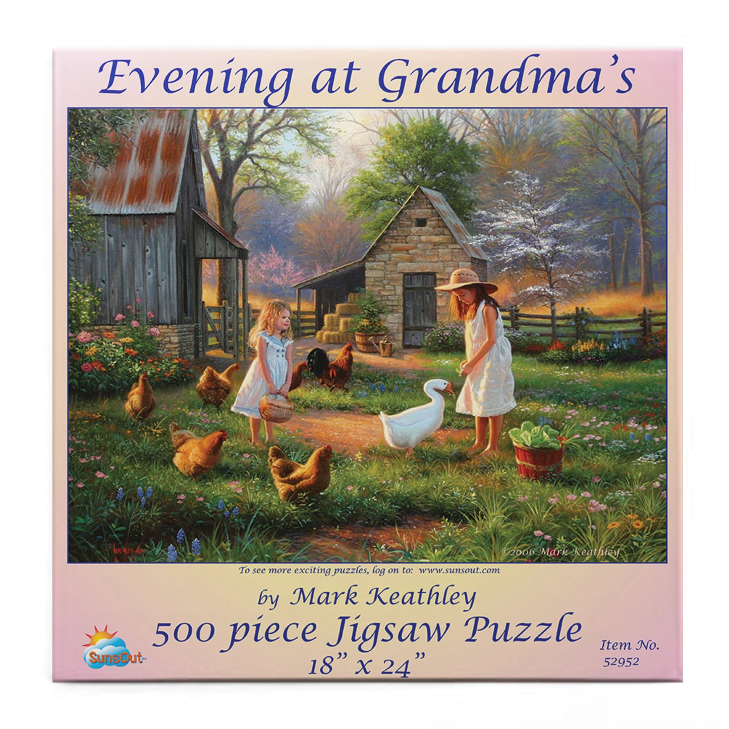 Evening at Grandma's 500 pc  Jigsaw Puzzle 52952