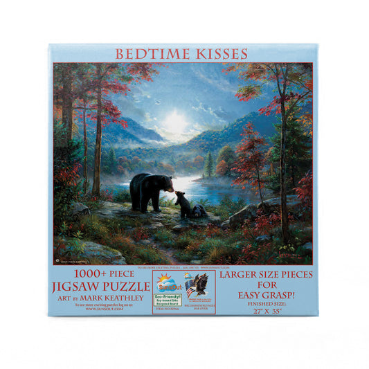 Bedtime Kisses 1000 pc Large Pieces Jigsaw Puzzle 52966
