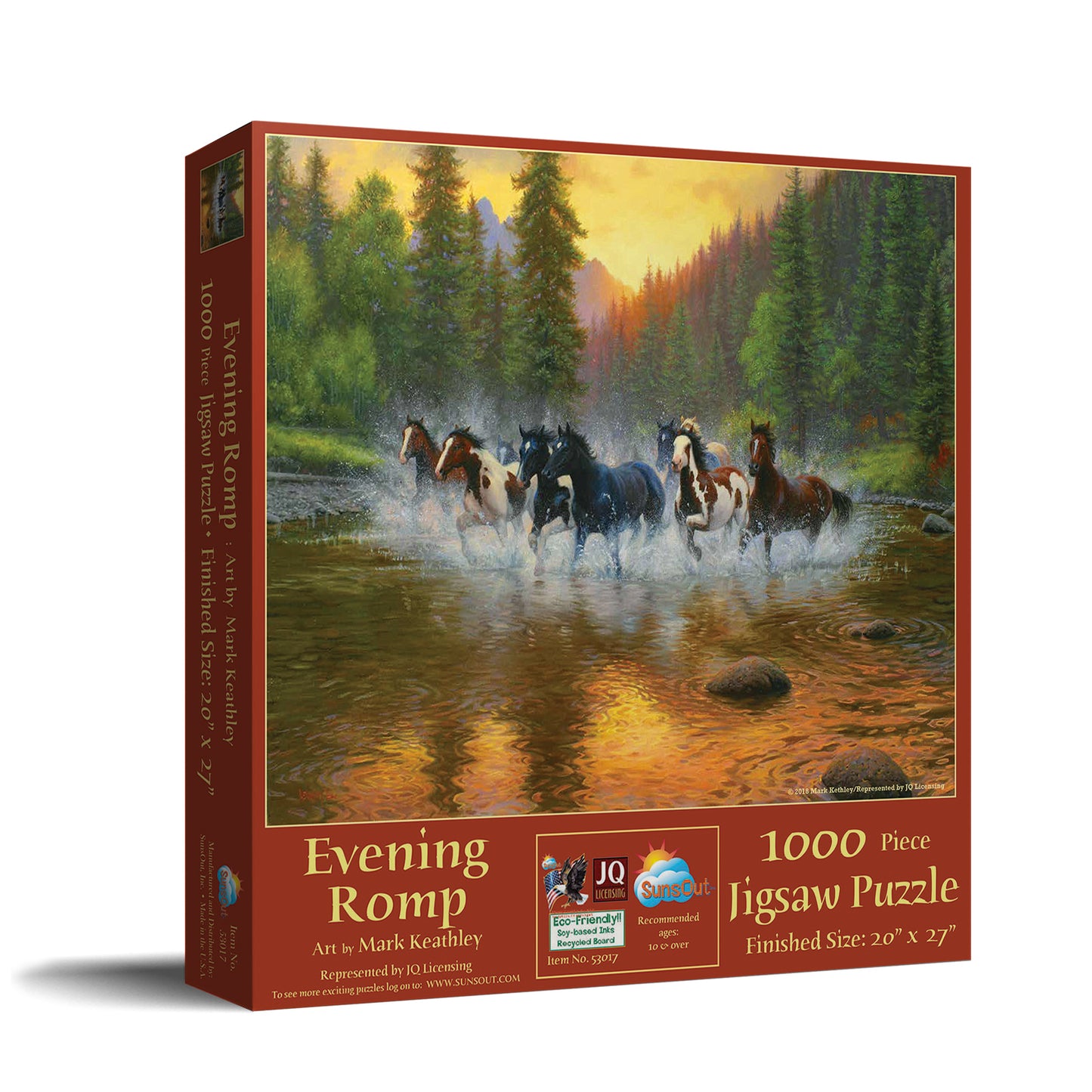Evening Romp 1000 pc  Jigsaw Puzzle 53017