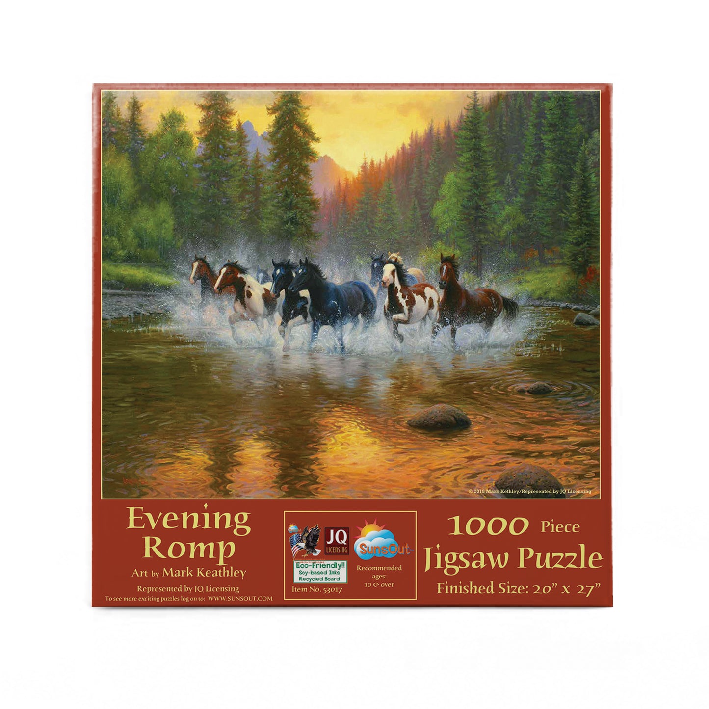 Evening Romp 1000 pc  Jigsaw Puzzle 53017