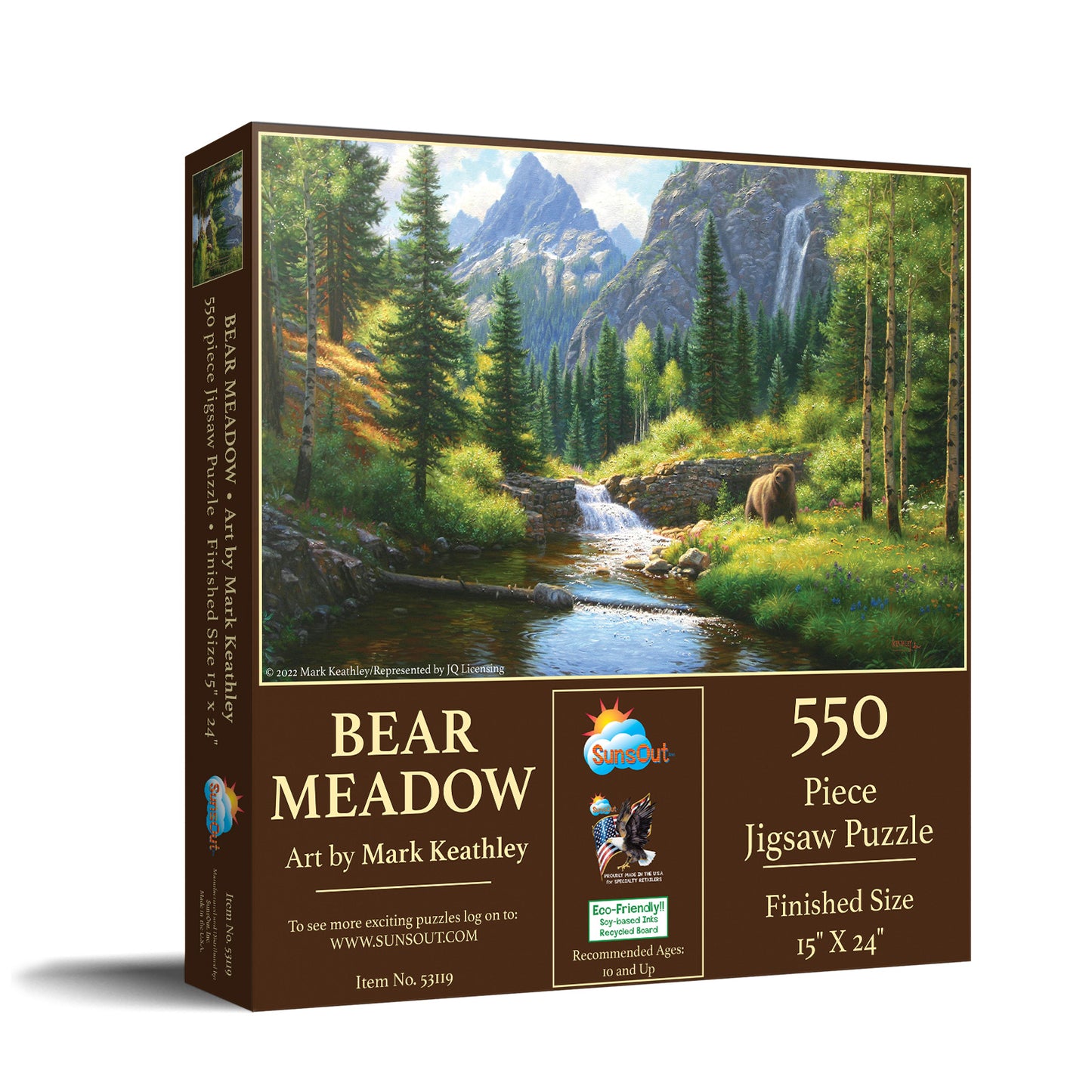 Bear Meadow 550 pc  Jigsaw Puzzle 53119