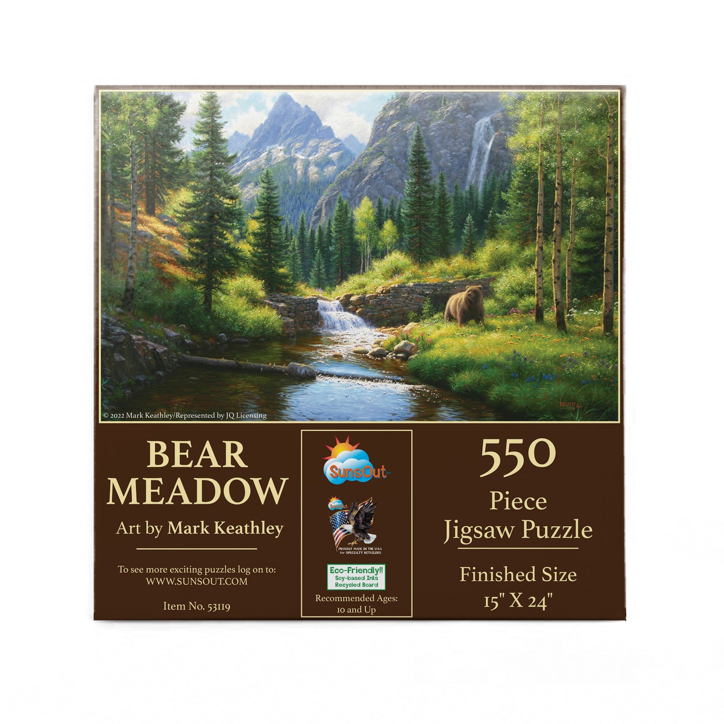 Bear Meadow 550 pc  Jigsaw Puzzle 53119