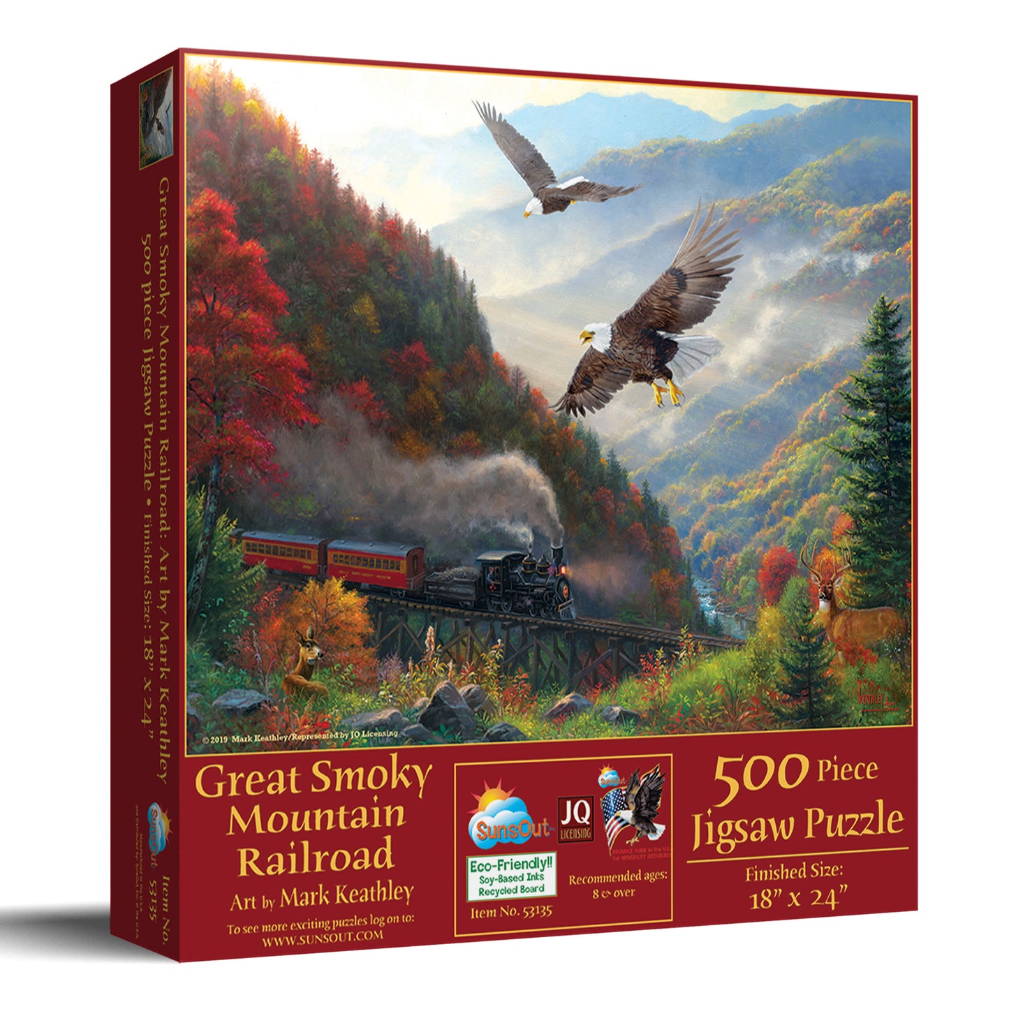 Great Smoky Mountain Railroad 500 pc  Jigsaw Puzzle 53135