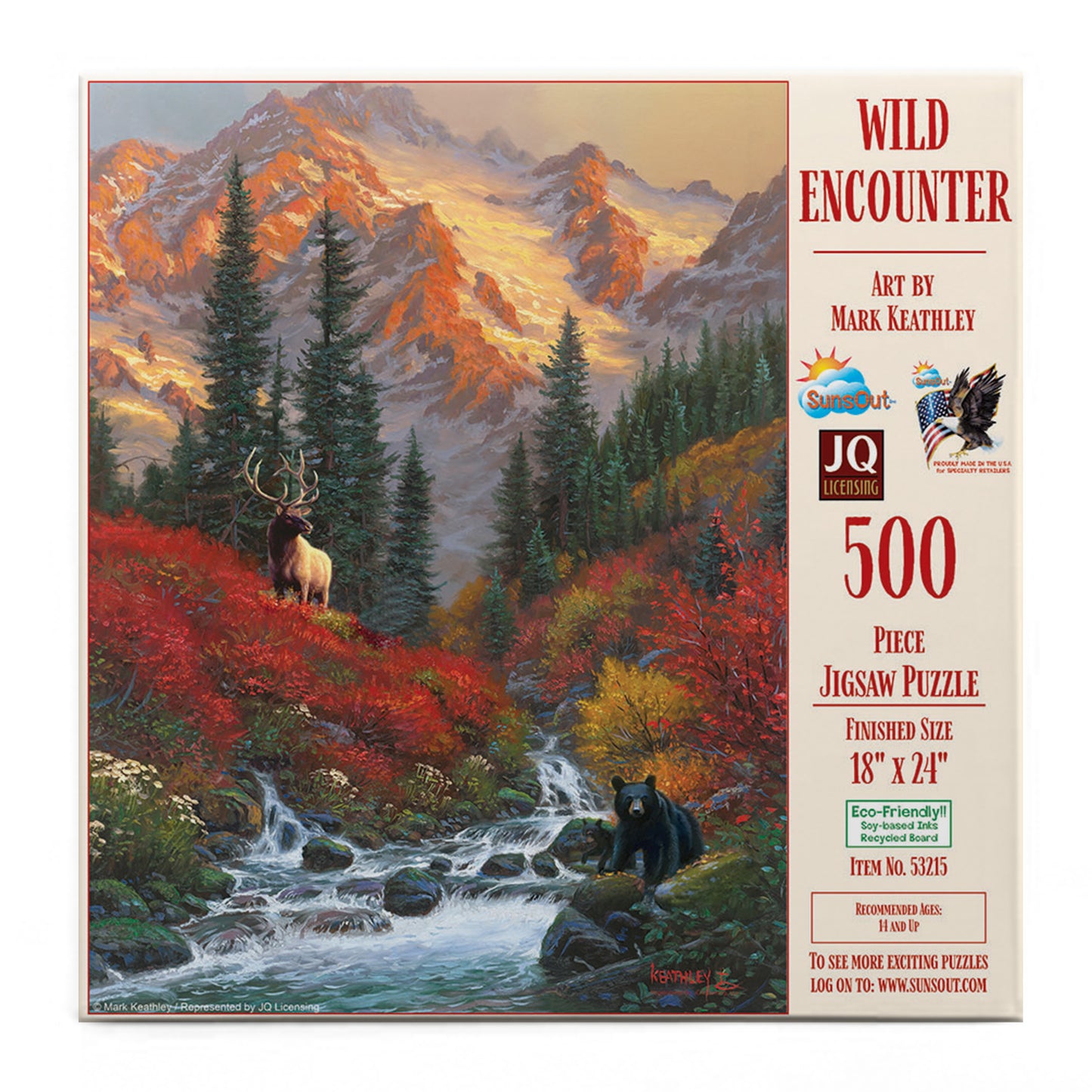 Wild Encounter 500 pc  Jigsaw Puzzle 53215