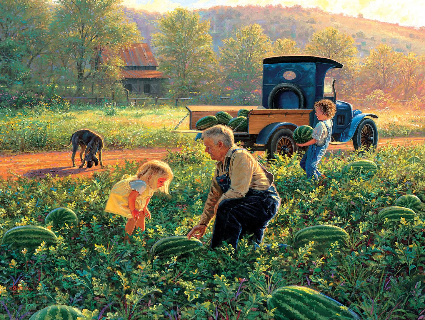 Watermelon Patch 1000 pc  Jigsaw Puzzle 53252