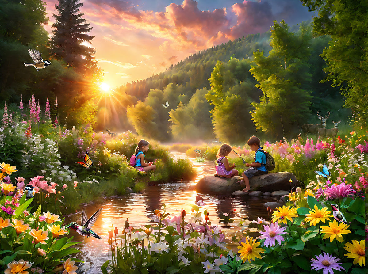Tranquil Stream 1000 pc  Jigsaw Puzzle 53286
