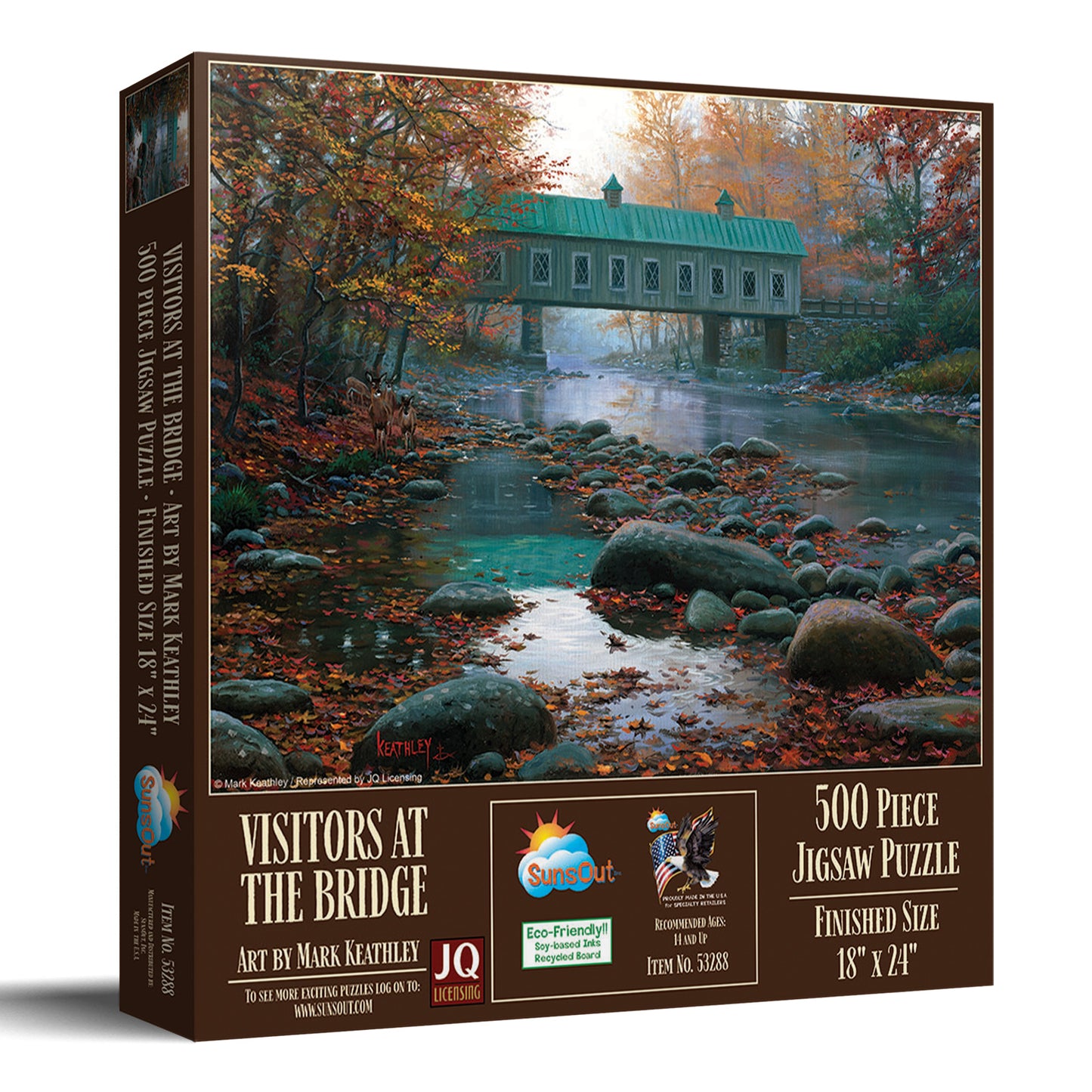 Visitors at the Bridge 500 pc  Jigsaw Puzzle 53288