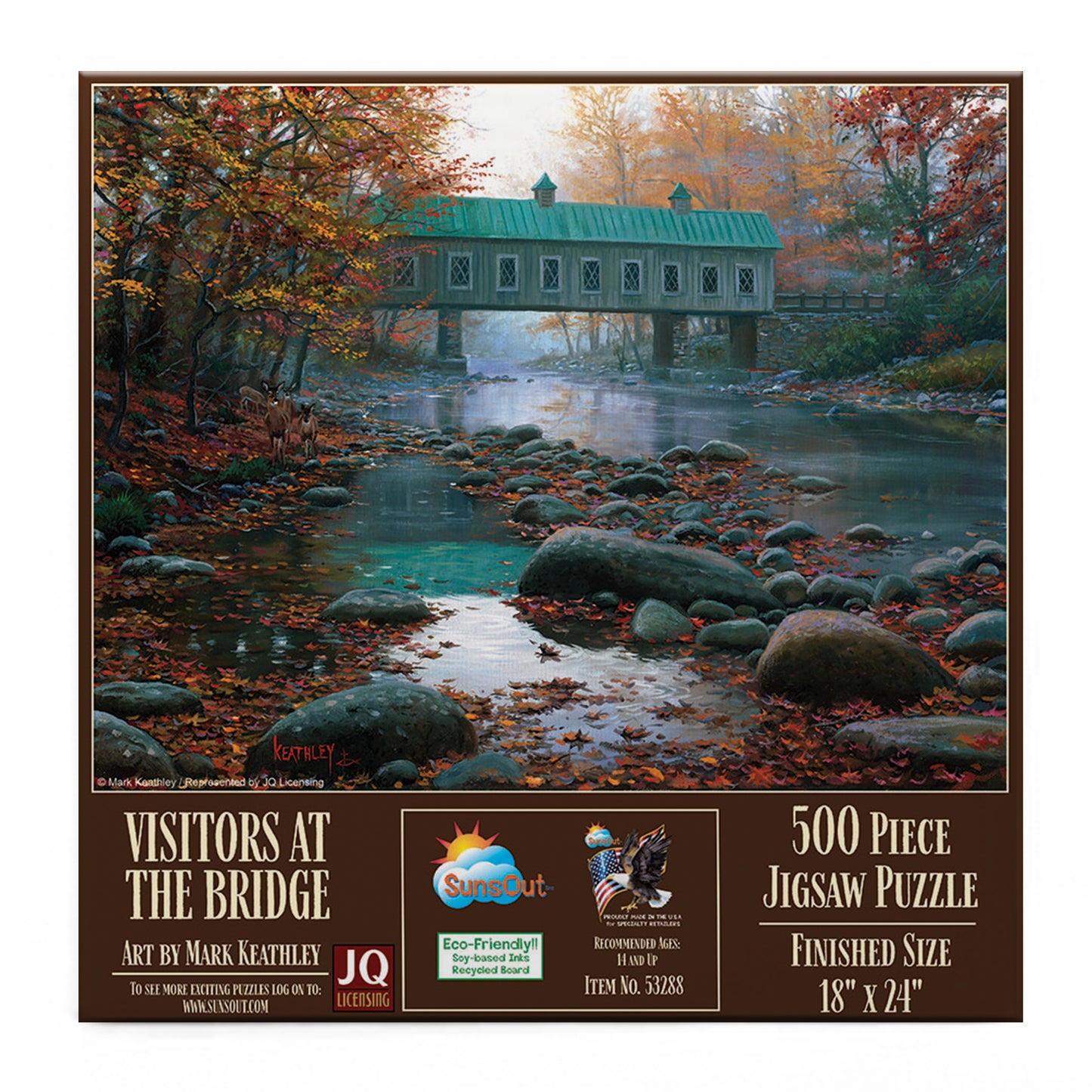 Visitors at the Bridge 500 pc  Jigsaw Puzzle 53288