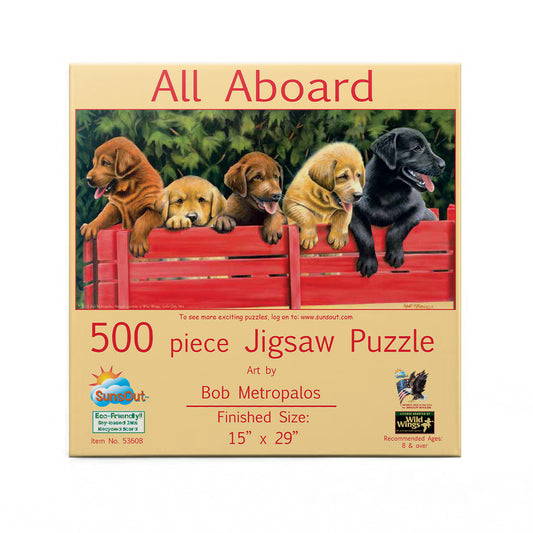 All Aboard 500 pc  Jigsaw Puzzle 53608