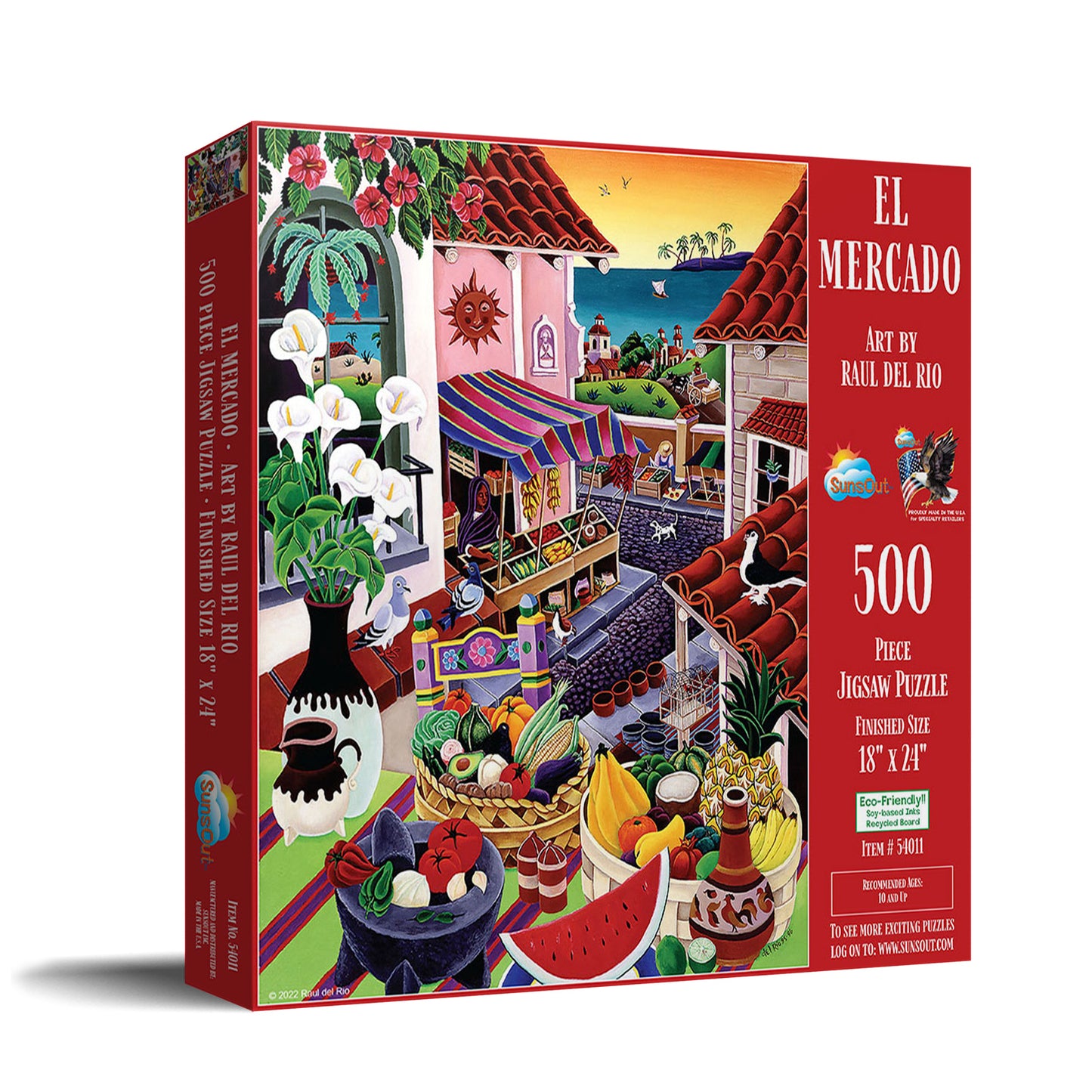 El Mercado 500 pc  Jigsaw Puzzle 54011