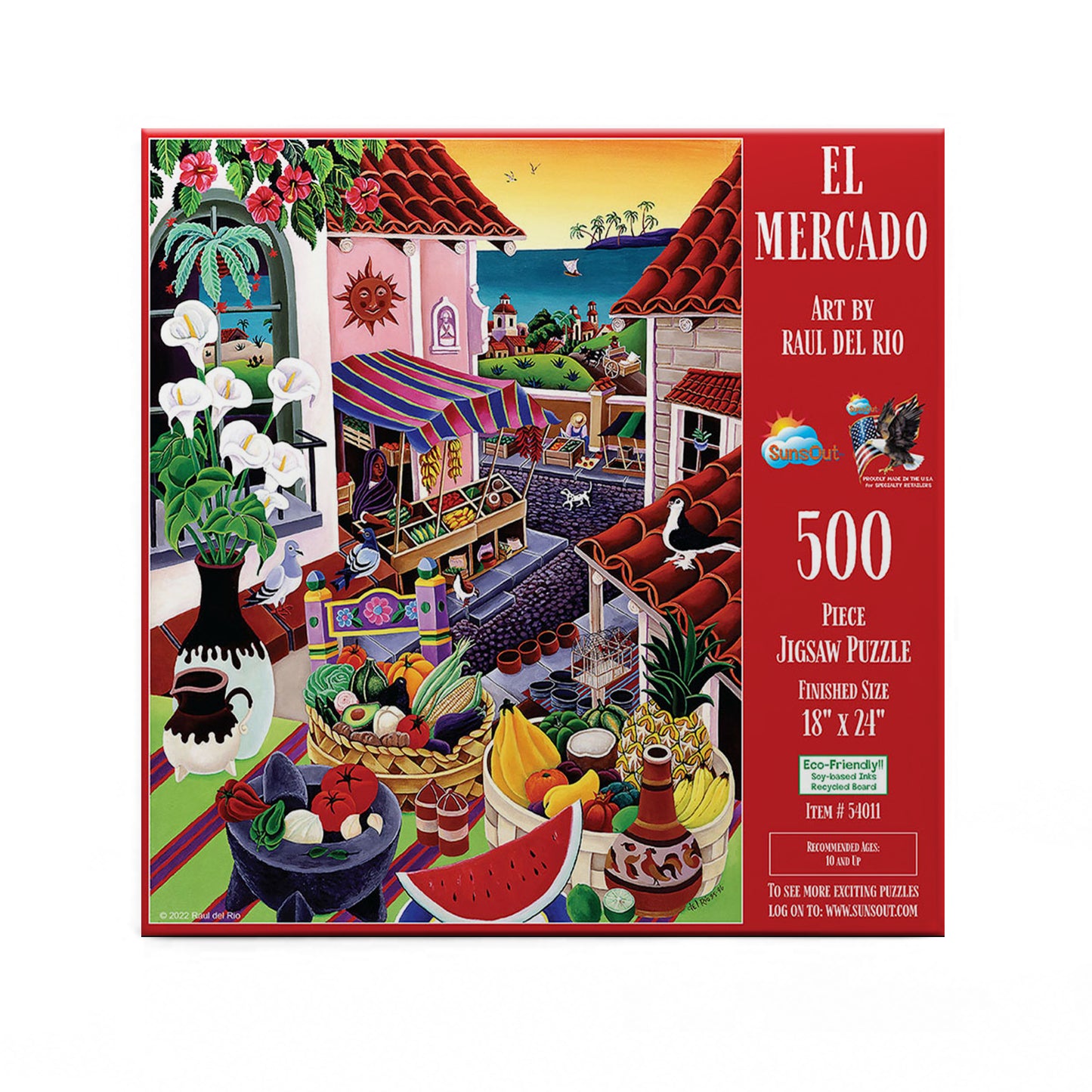 El Mercado 500 pc  Jigsaw Puzzle 54011