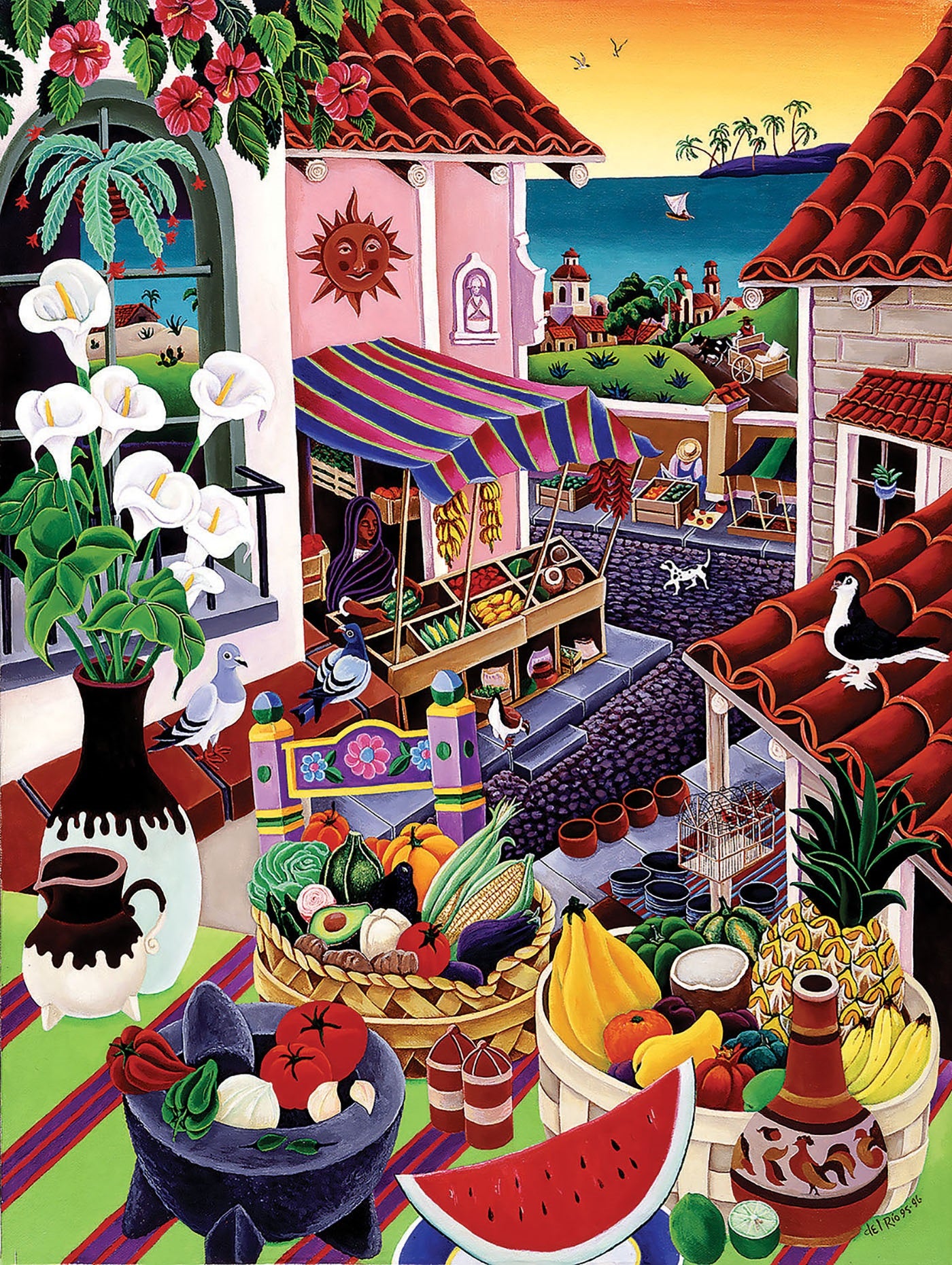 El Mercado 500 pc  Jigsaw Puzzle 54011