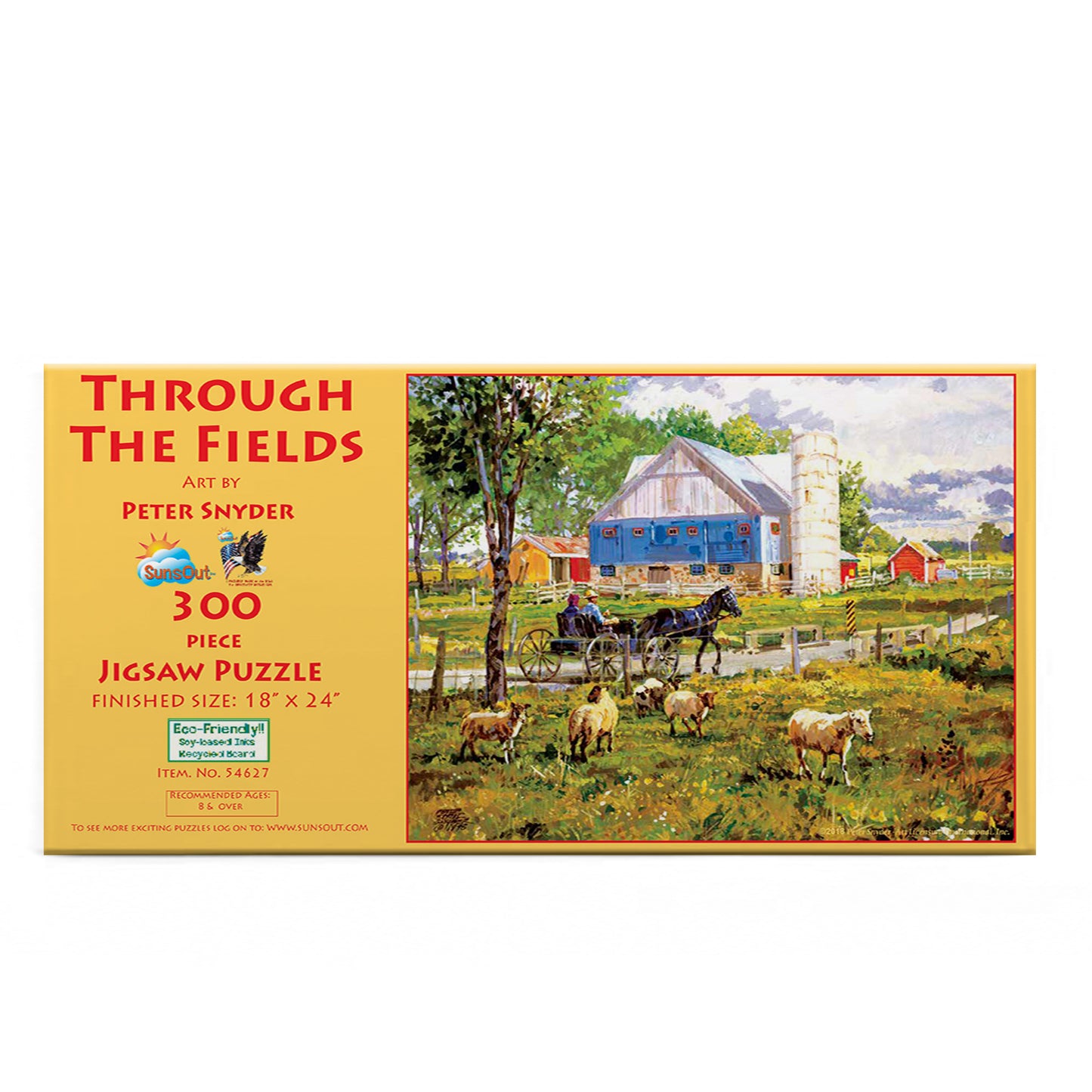 Through the Fields 300 pc  Jigsaw Puzzle 54627