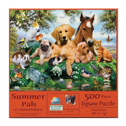 Summer Pals 500 pc  Jigsaw Puzzle 54903