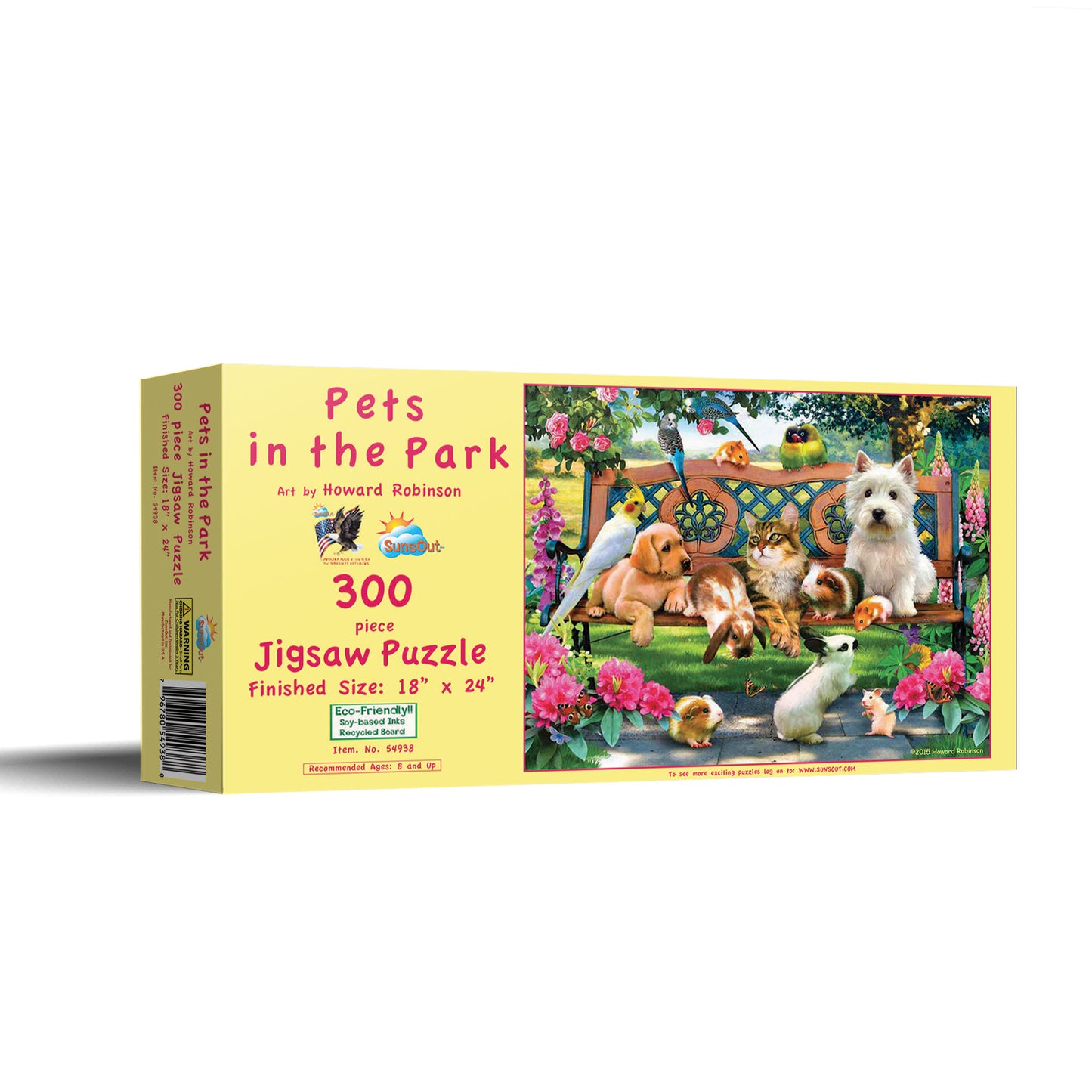 Pets in the Park 300 pc  Jigsaw Puzzle 54938