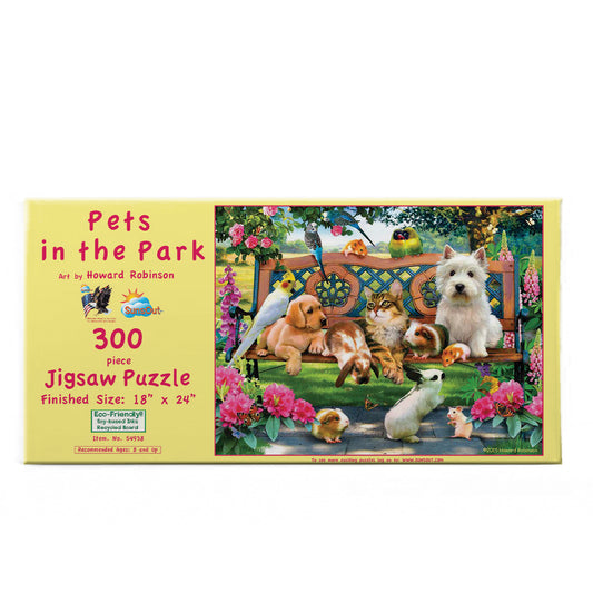Pets in the Park 300 pc  Jigsaw Puzzle 54938