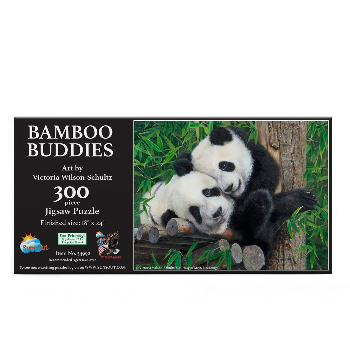 Bam Boo Panda Buddies 300 pc  Jigsaw Puzzle 54992