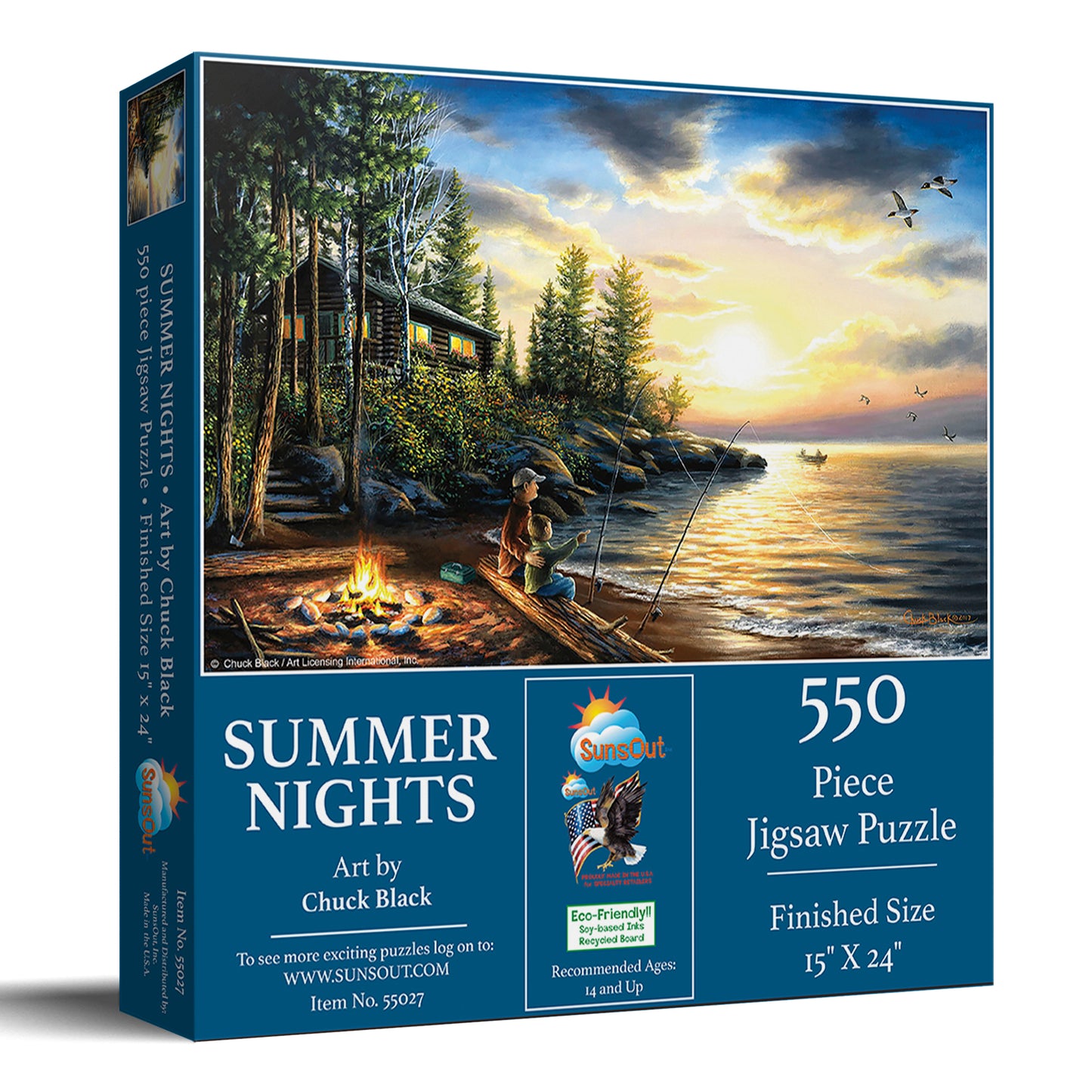 Summer Nights 550 pc  Jigsaw Puzzle 55027