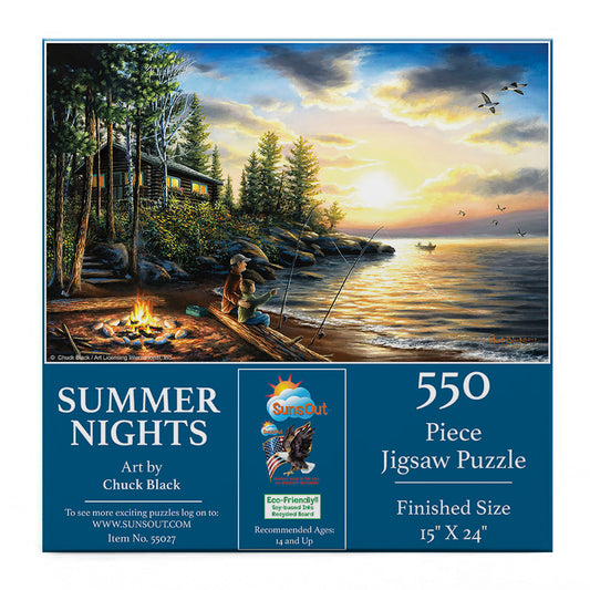 Summer Nights 550 pc  Jigsaw Puzzle 55027