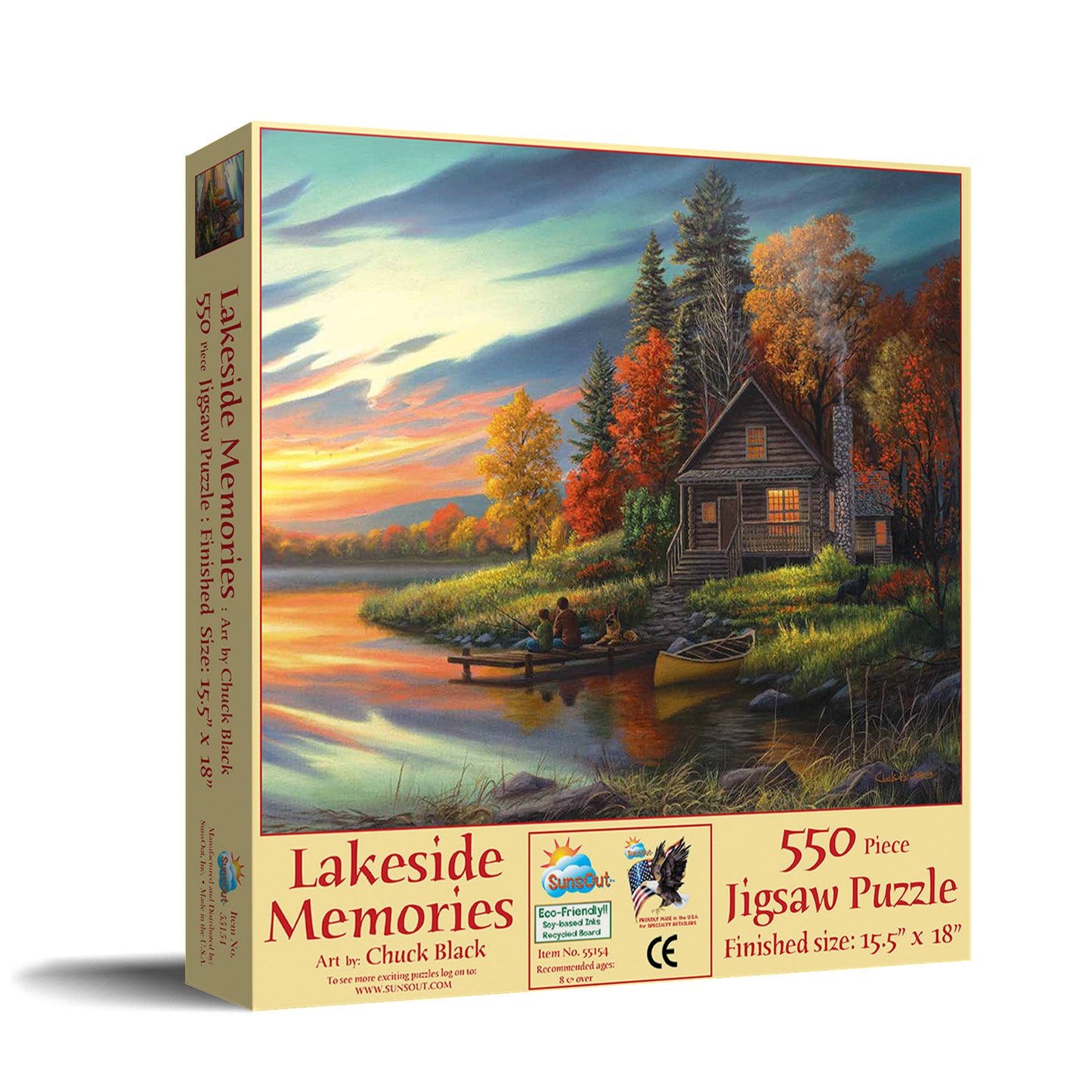 Lakeside Memories 550 pc  Jigsaw Puzzle 55154