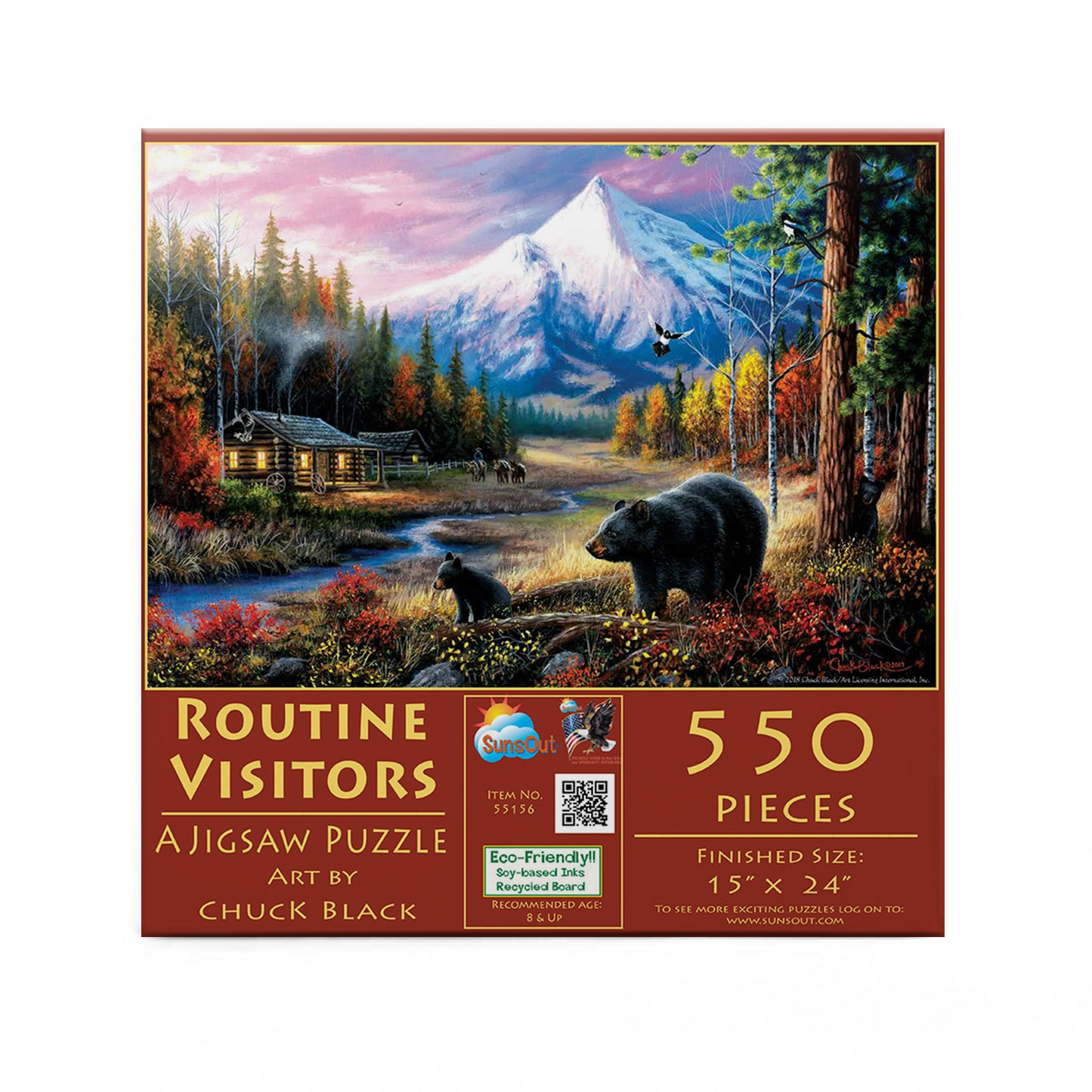 Routine Visitors 550 pc  Jigsaw Puzzle 55156