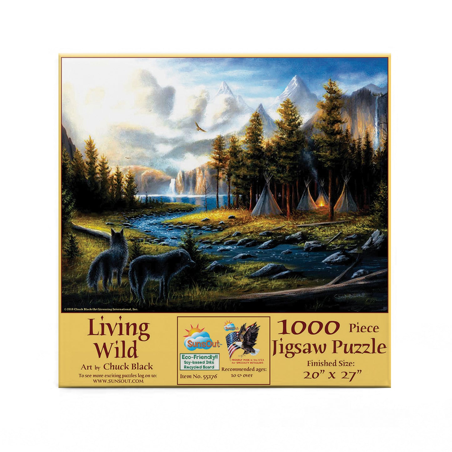 Living Wild 1000 pc  Jigsaw Puzzle 55176