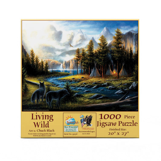 Living Wild 1000 pc  Jigsaw Puzzle 55176