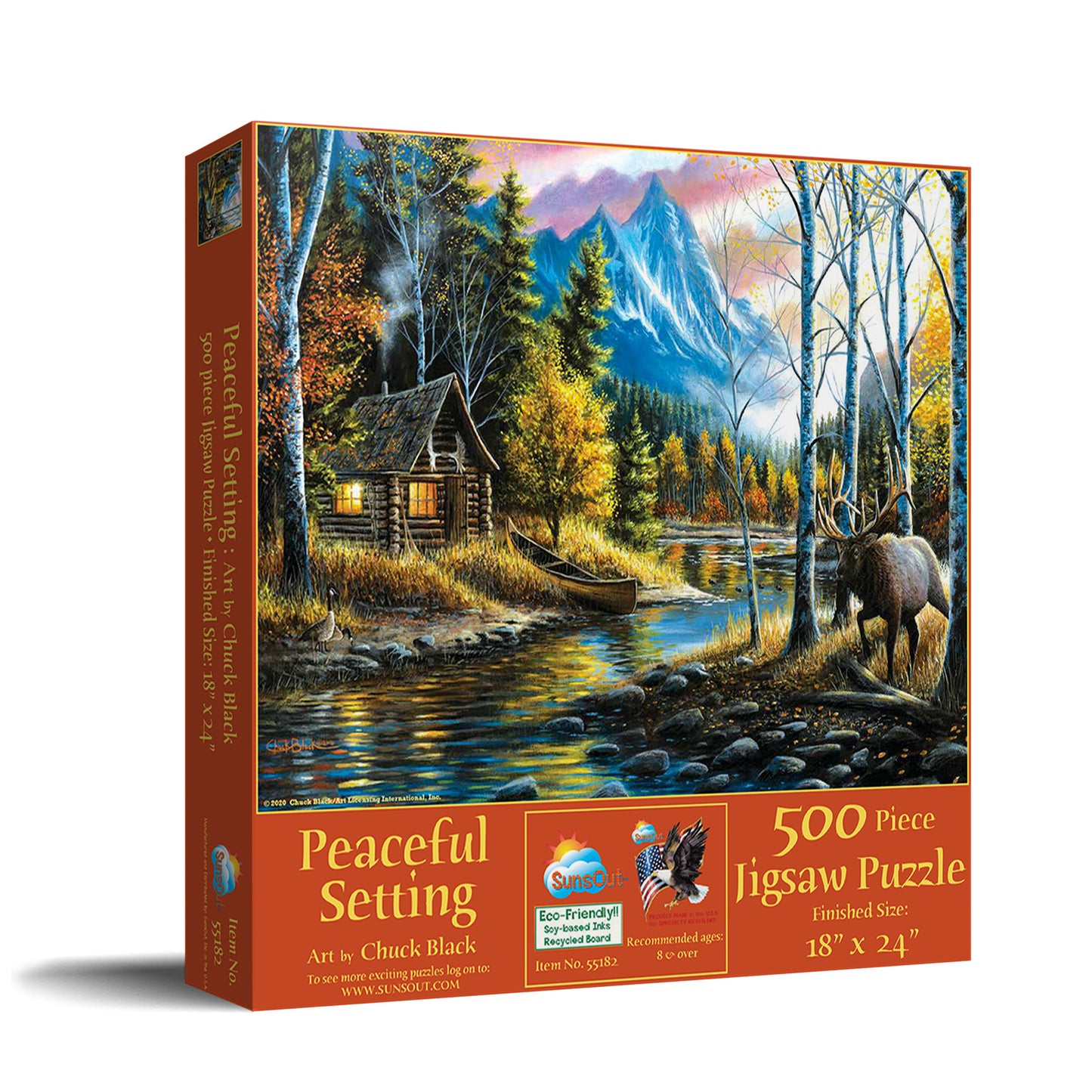 Peaceful Setting 500 pc  Jigsaw Puzzle 55182