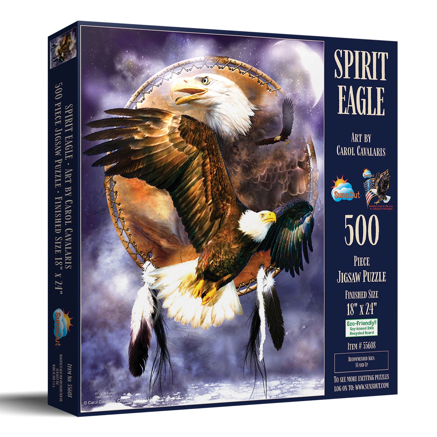 Spirit Eagle 500 pc  Jigsaw Puzzle 55608