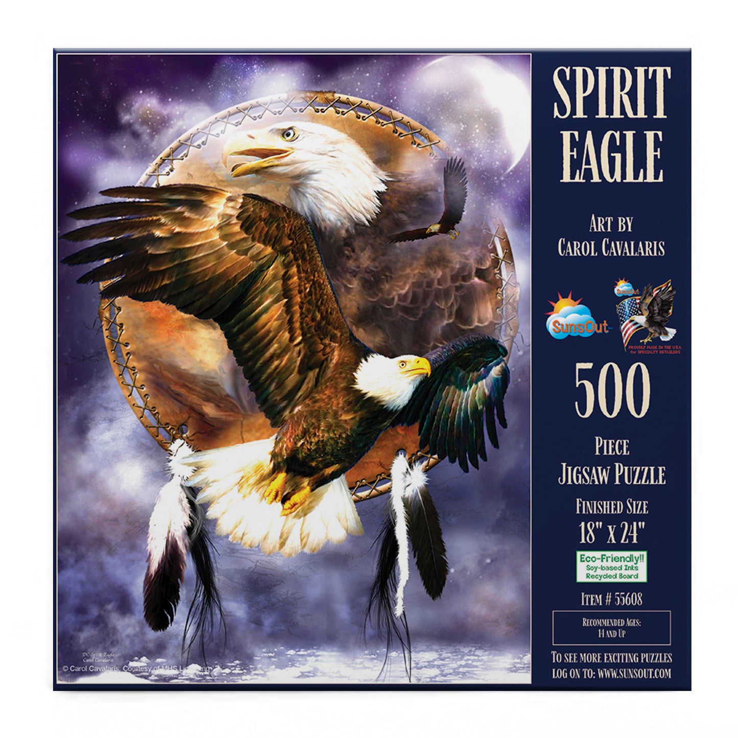 Spirit Eagle 500 pc  Jigsaw Puzzle 55608