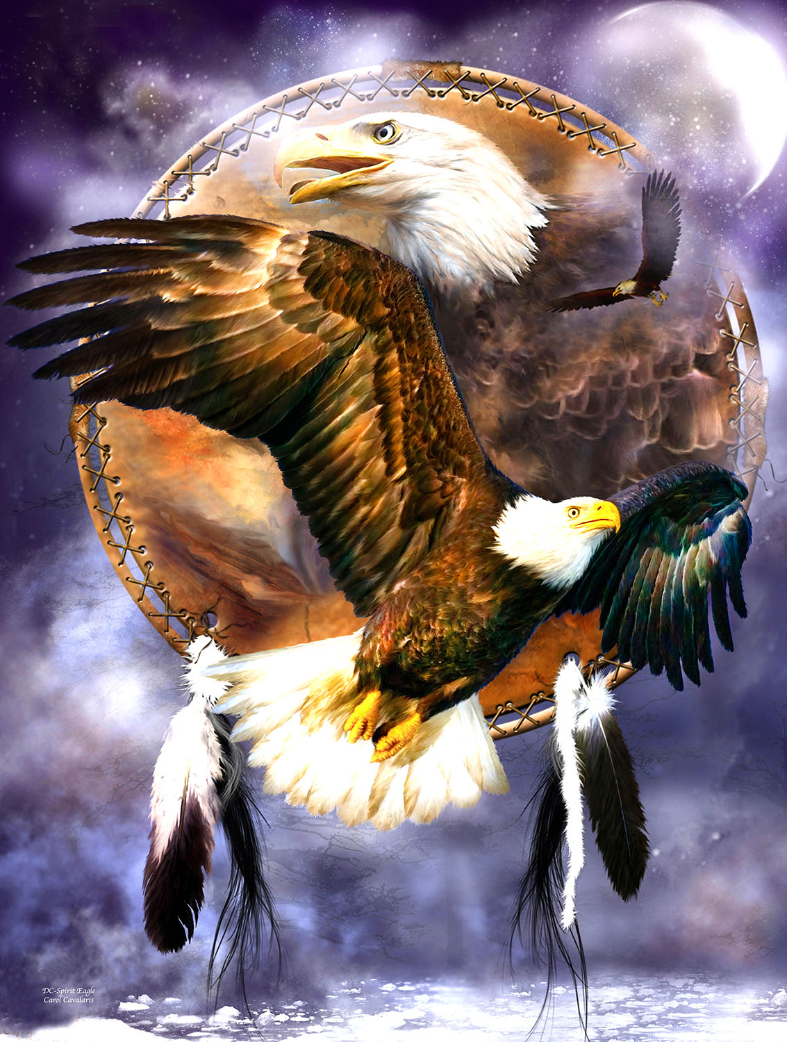 Spirit Eagle 500 pc  Jigsaw Puzzle 55608