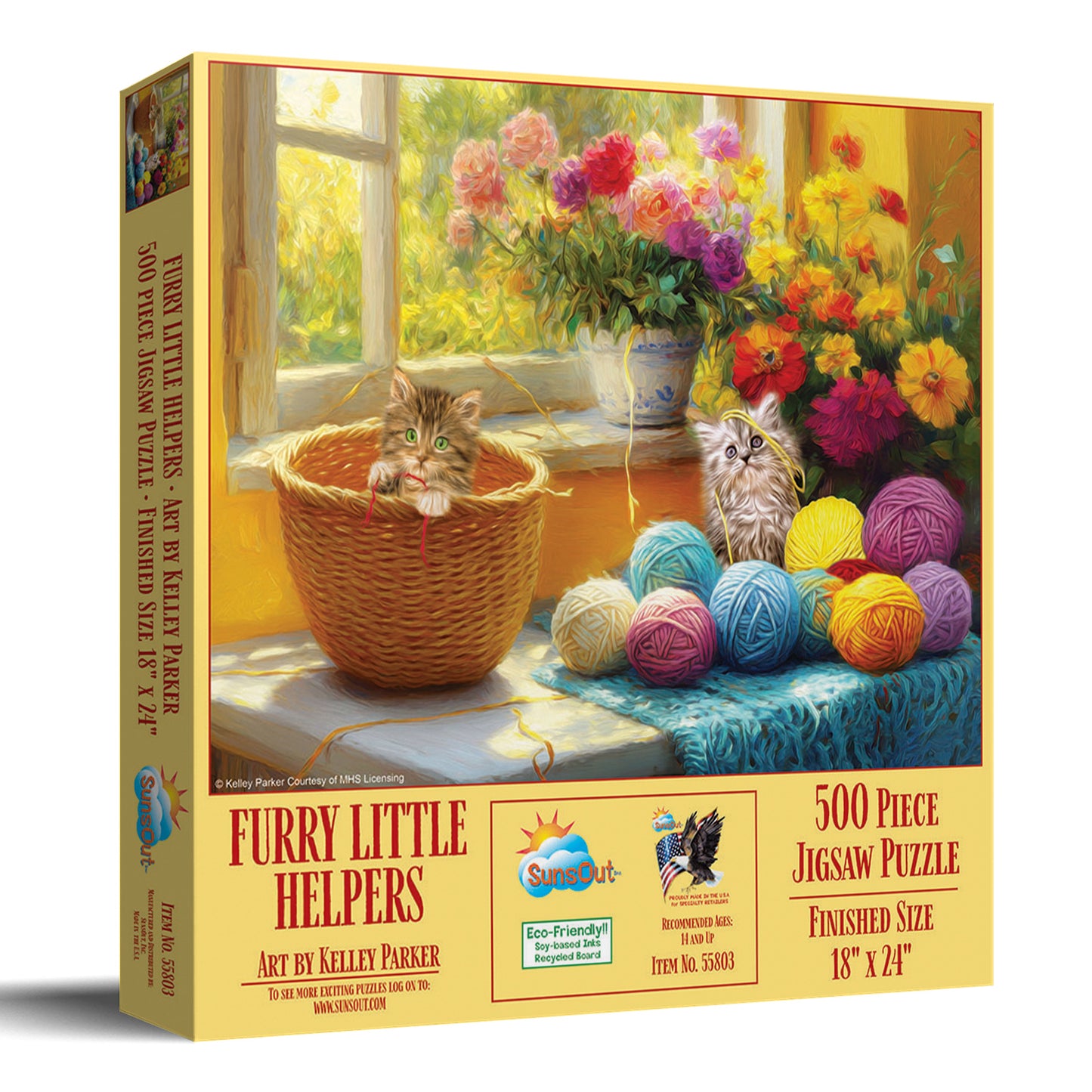 Furry Little Helpers 500 pc  Jigsaw Puzzle 55803