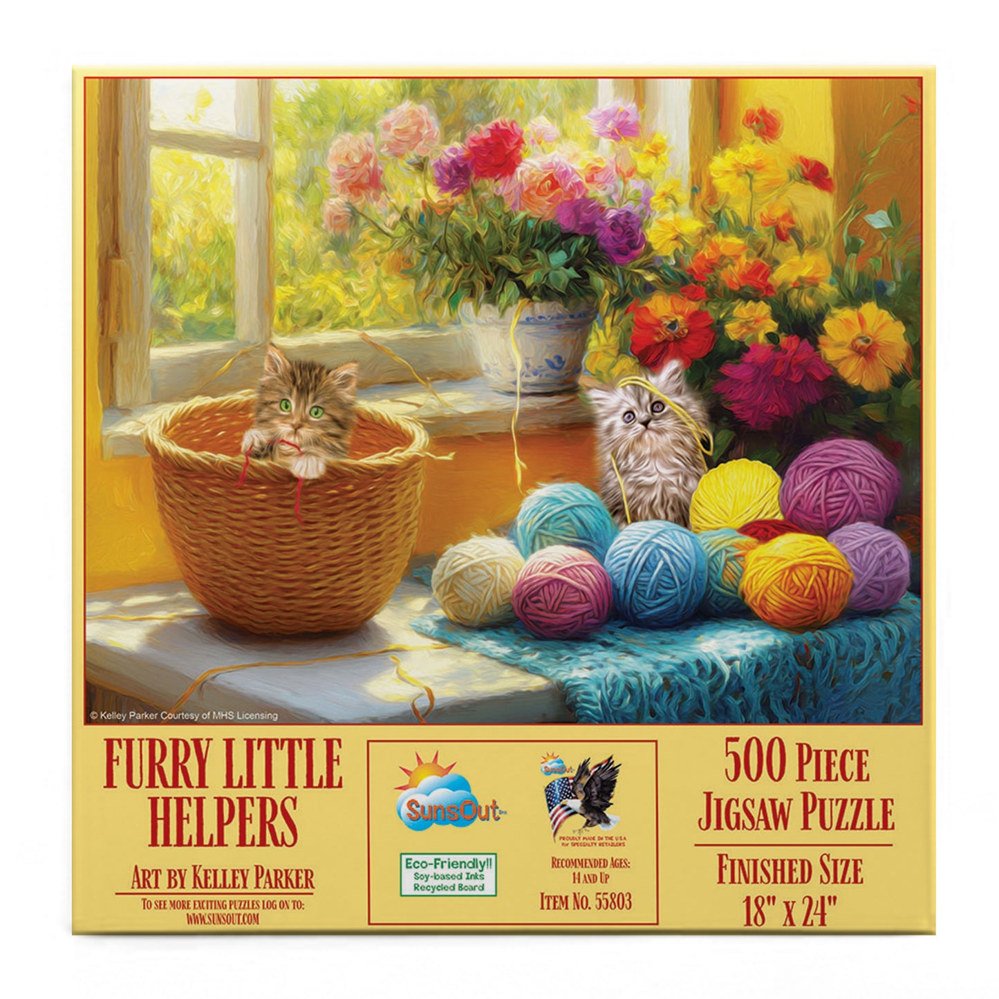 Furry Little Helpers 500 pc  Jigsaw Puzzle 55803