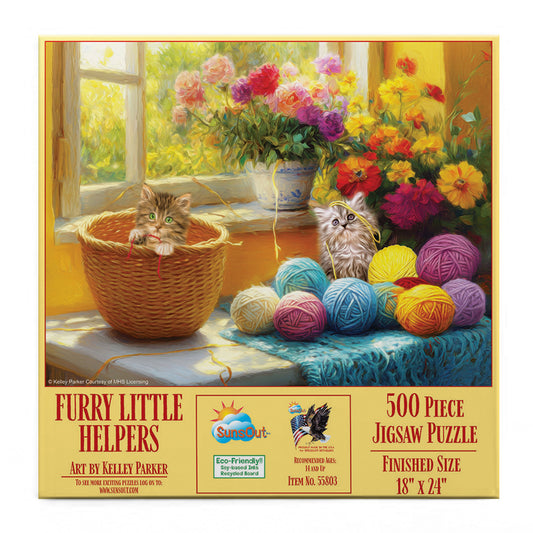 Furry Little Helpers 500 pc  Jigsaw Puzzle 55803