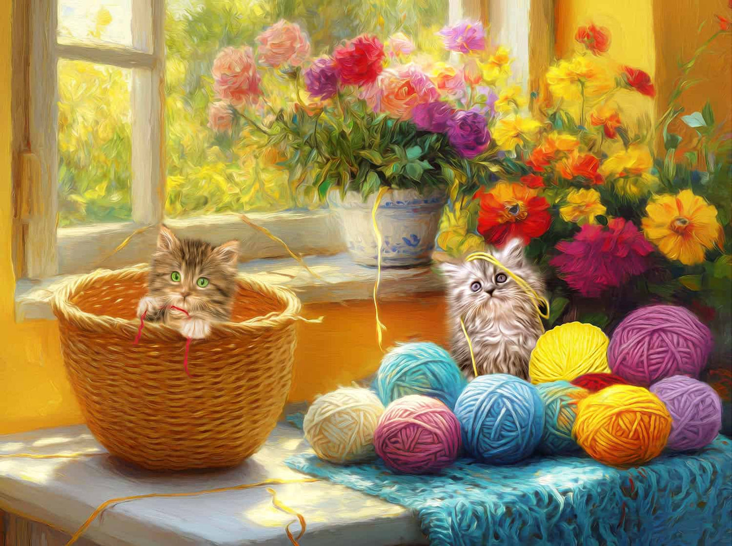 Furry Little Helpers 500 pc  Jigsaw Puzzle 55803
