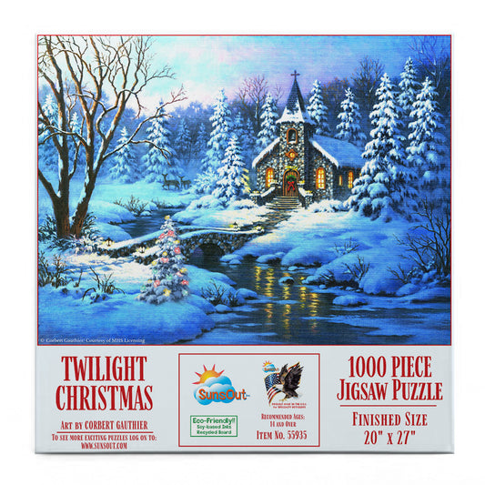 Twilight Christmas 1000 pc  Jigsaw Puzzle 55935