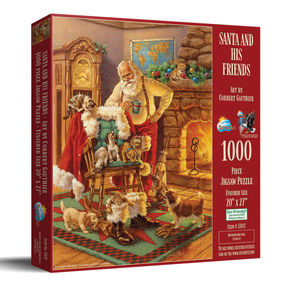 Santa and His Friends 1000 pc  Jigsaw Puzzle 55937