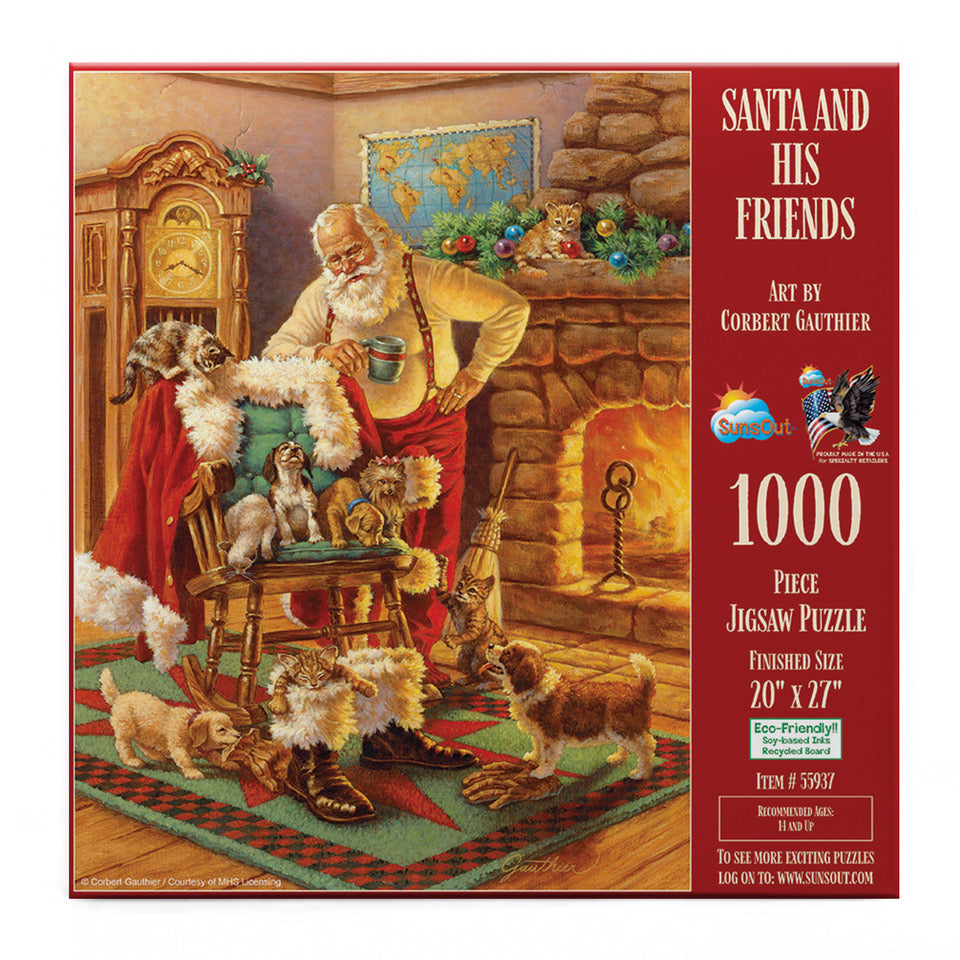 Santa and His Friends 1000 pc  Jigsaw Puzzle 55937