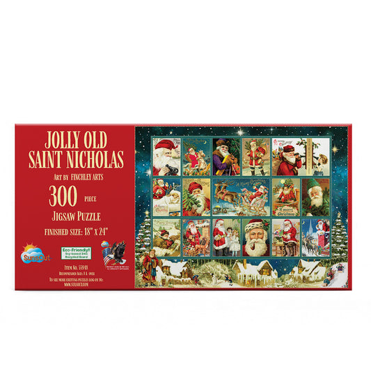 Jolly Old Saint Nicholas 300 pc  Jigsaw Puzzle 55948