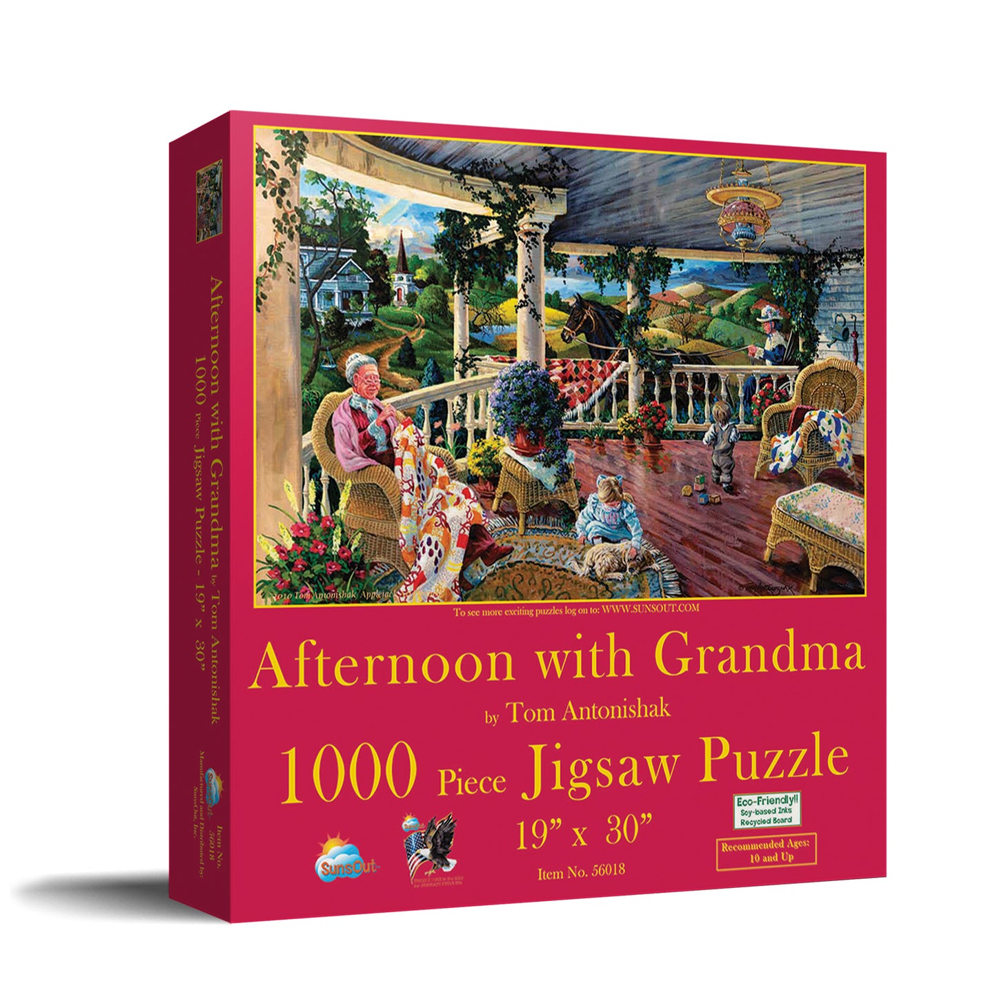 Afternoon with Grandma 1000 pc  Jigsaw Puzzle 56018