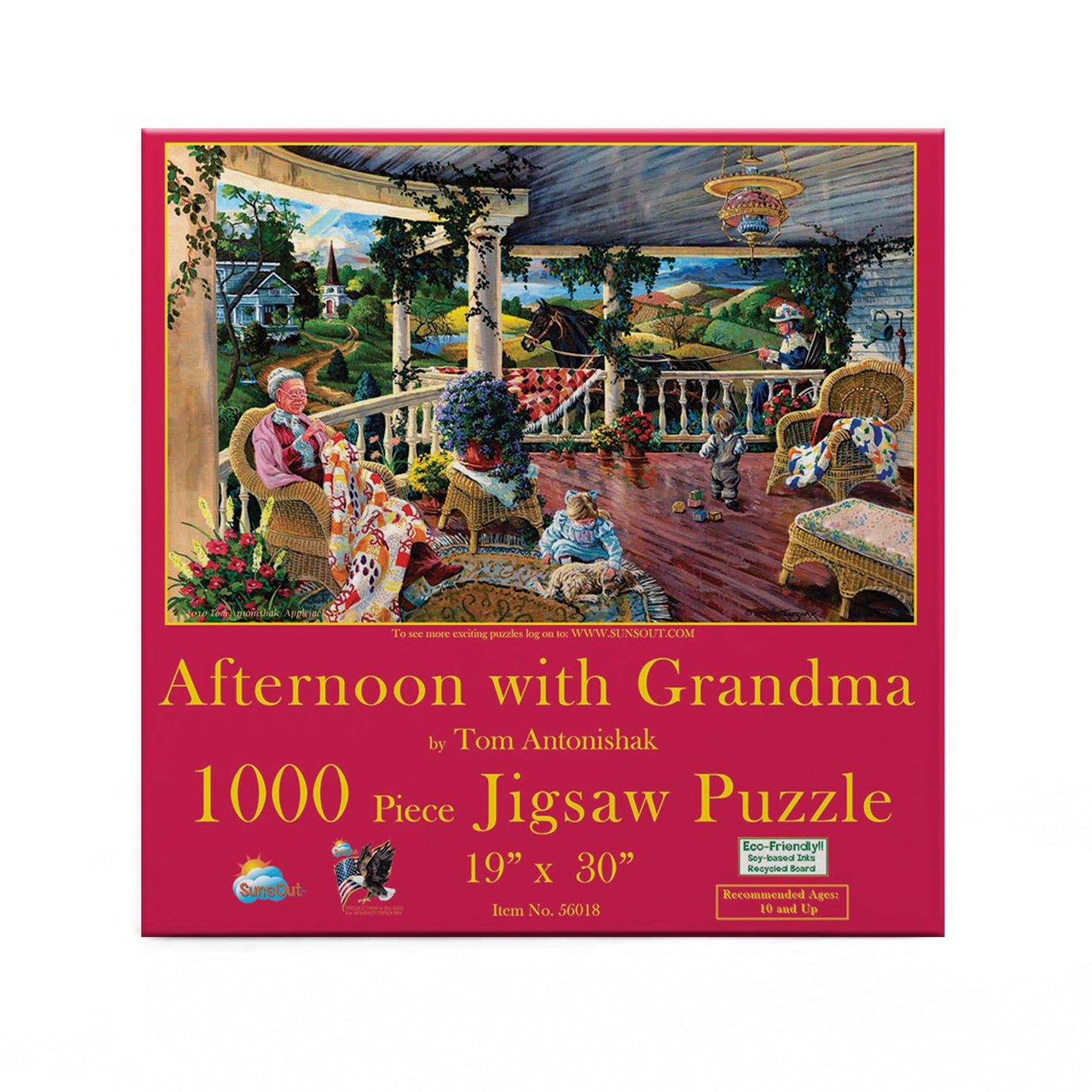 Afternoon with Grandma 1000 pc  Jigsaw Puzzle 56018