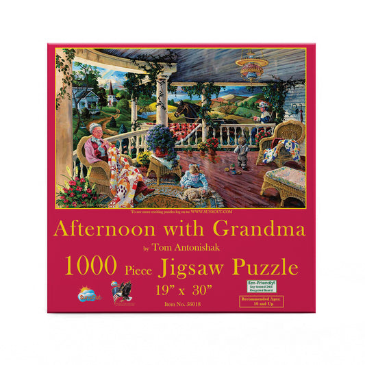Afternoon with Grandma 1000 pc  Jigsaw Puzzle 56018