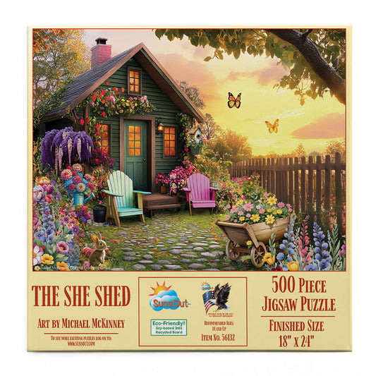 The She Shed 500 pc  Jigsaw Puzzle 56132