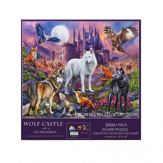 Wolf Castle 1000 pc Large Pieces Jigsaw Puzzle 56407