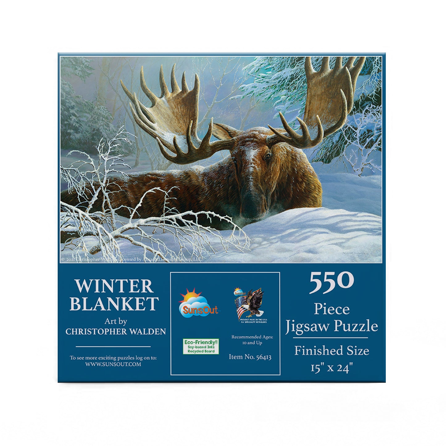 Winter Blanket 550 pc  Jigsaw Puzzle 56413