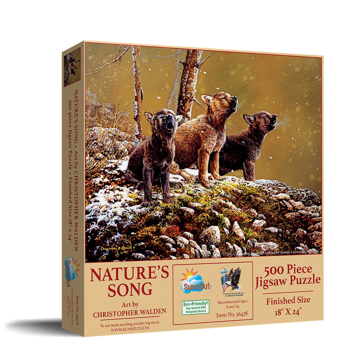 Nature's Song 500 pc  Jigsaw Puzzle 56478